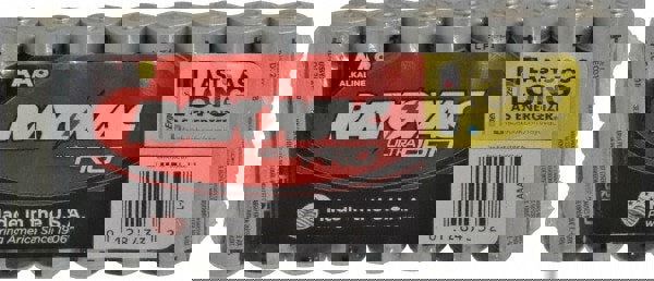 Standard Battery: Size AA, Alkaline